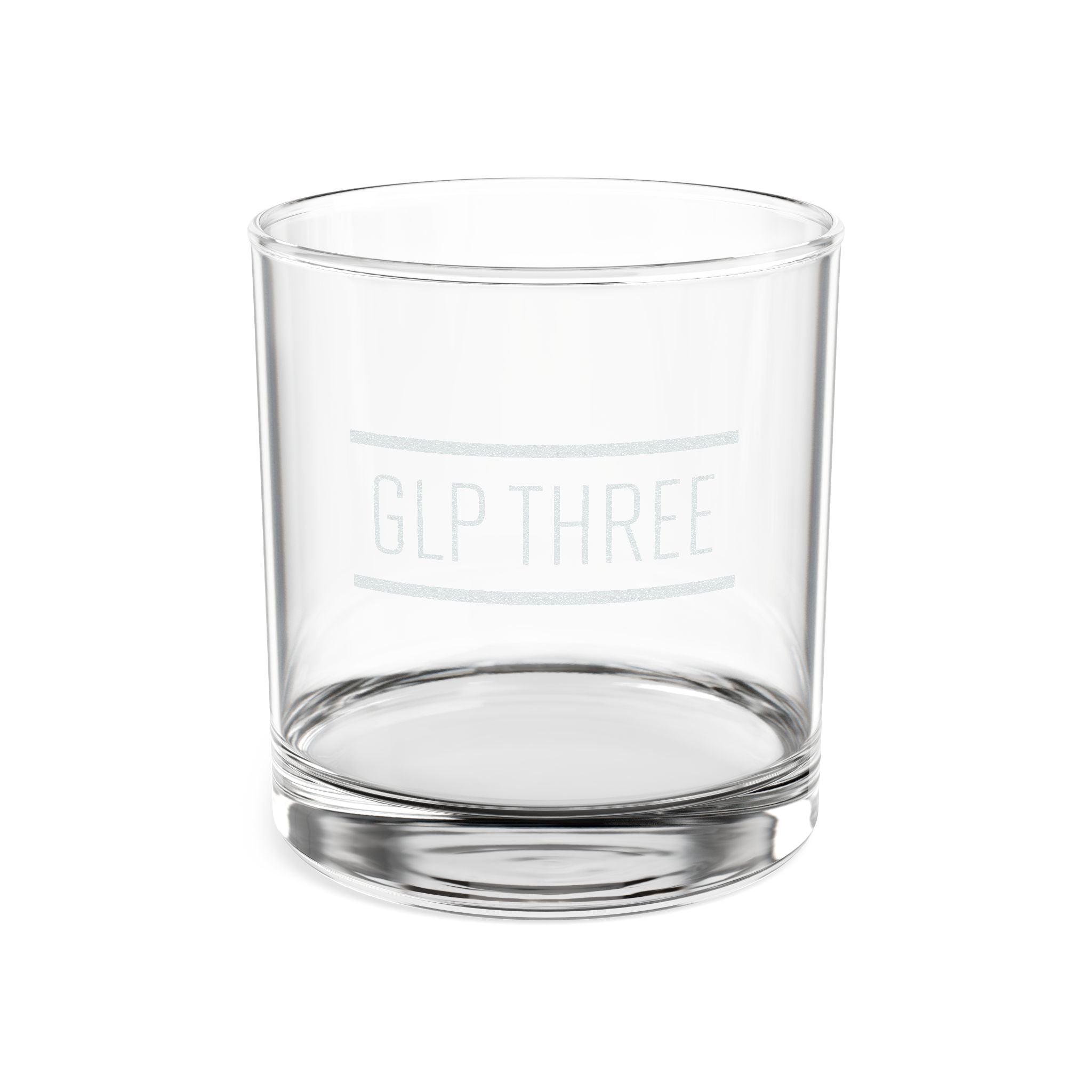 GLP Three on the rocks glass, 10.5oz (Engraving)