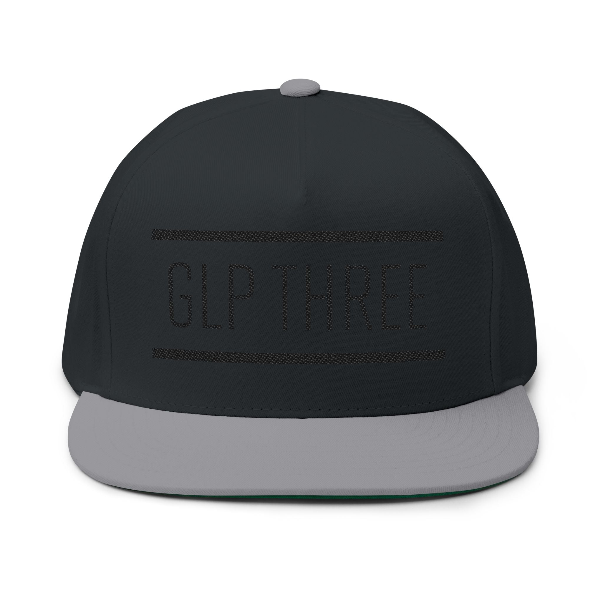 GLP Three Embroidered Flat Bill Cap