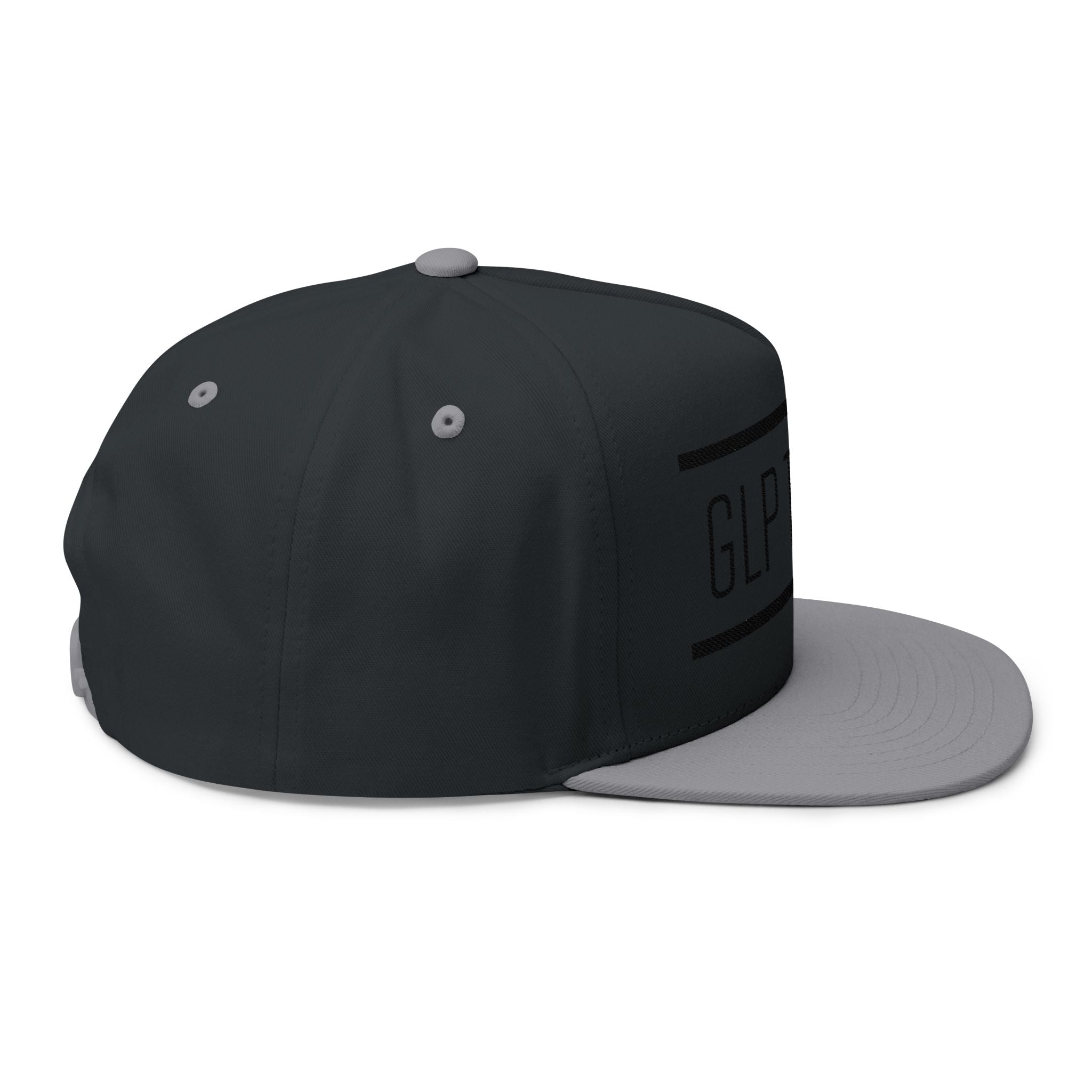 GLP Three Embroidered Flat Bill Cap