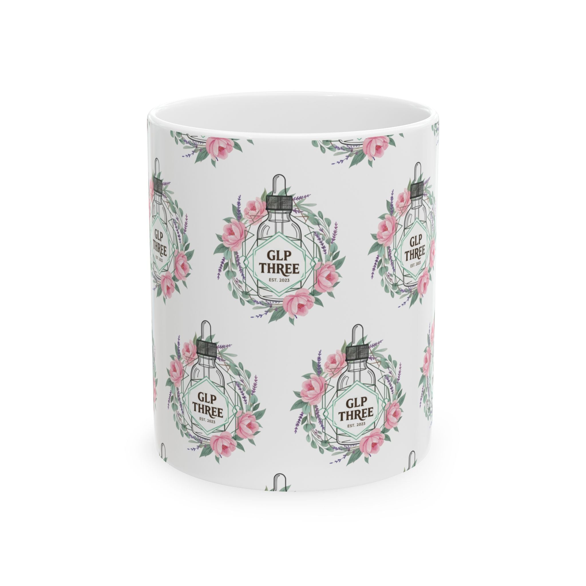 GLP Three Floral Logo Mug (11oz, 15oz)