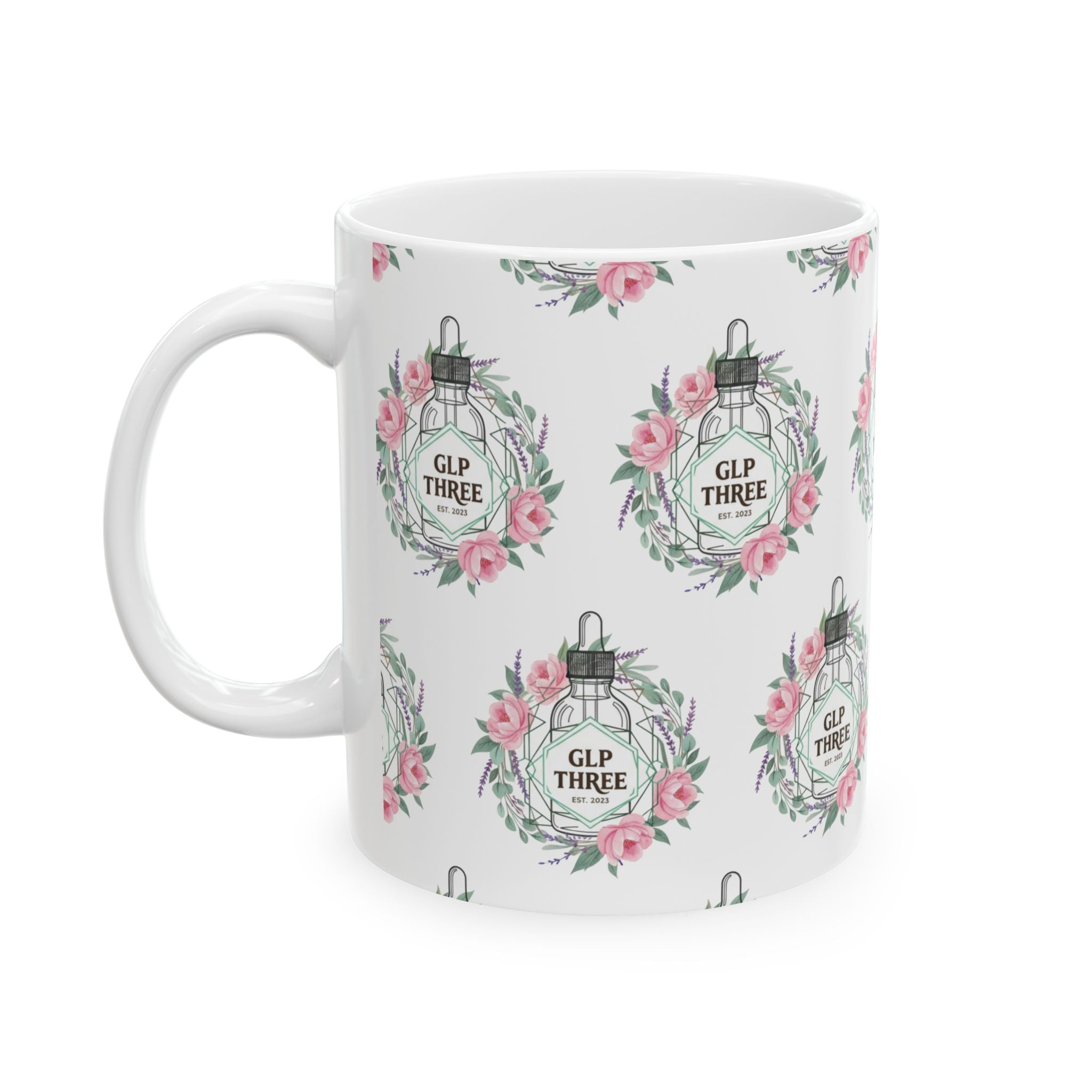GLP Three Floral Logo Mug (11oz, 15oz)