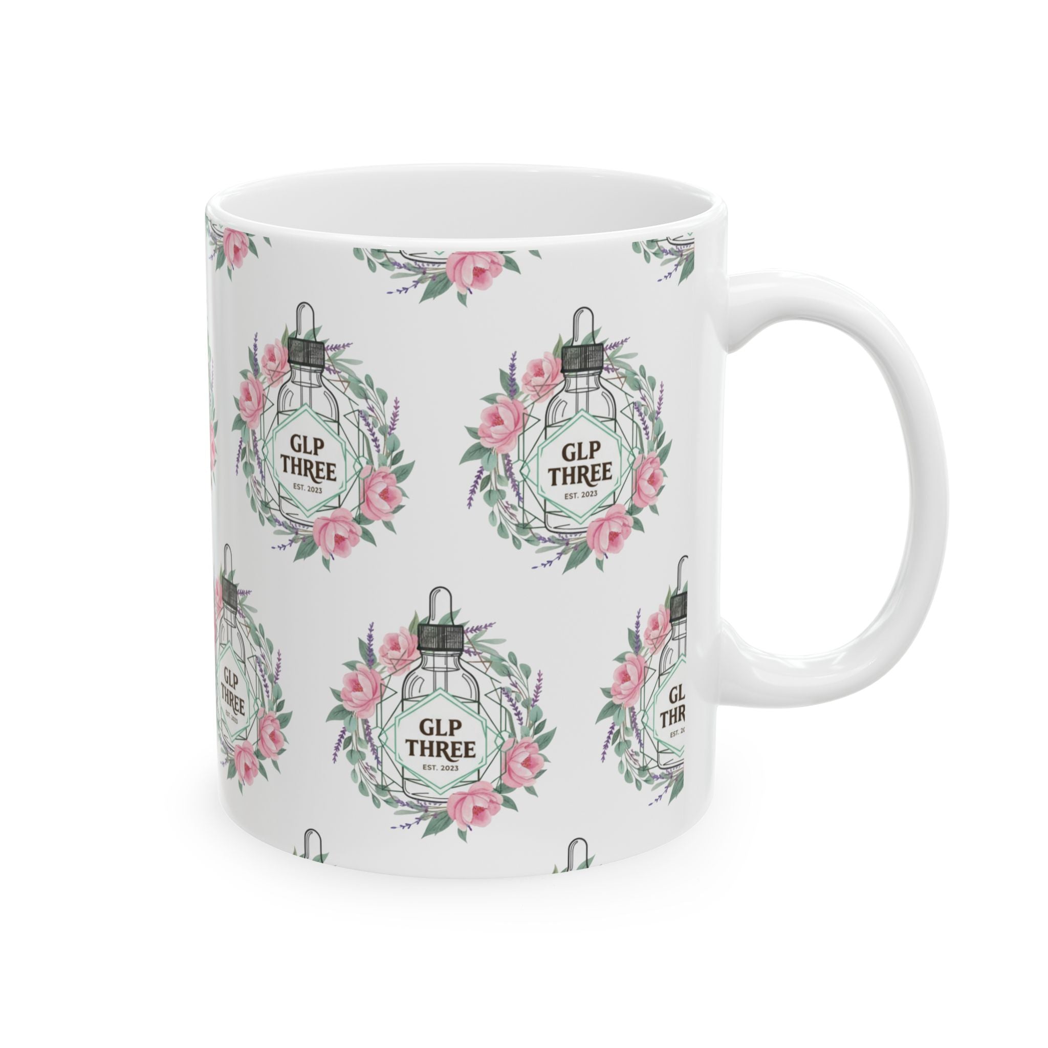 GLP Three Floral Logo Mug (11oz, 15oz)