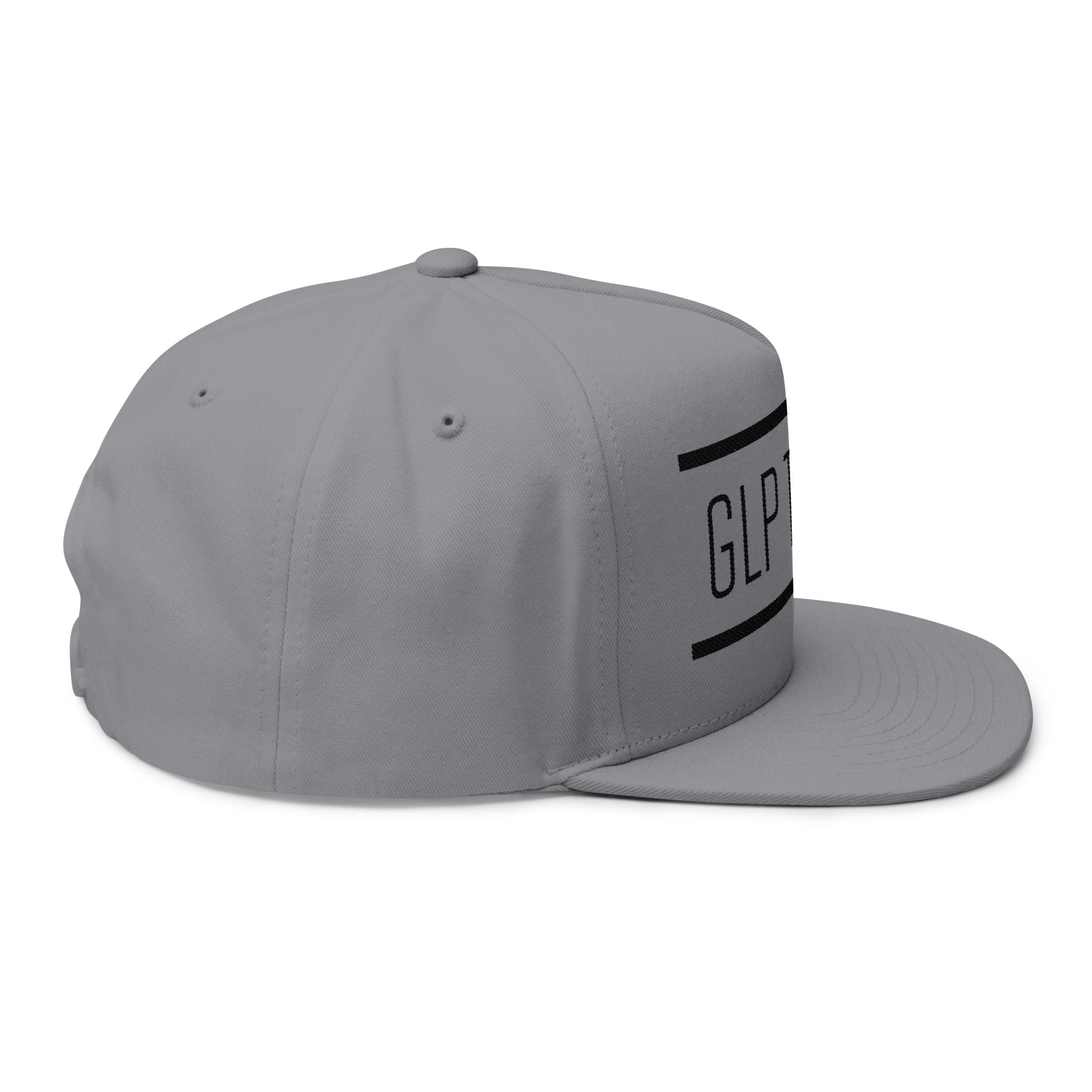 GLP Three Embroidered Flat Bill Cap